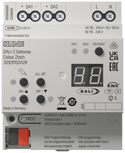 KNX DALI-2 Gateway Colour 2fach