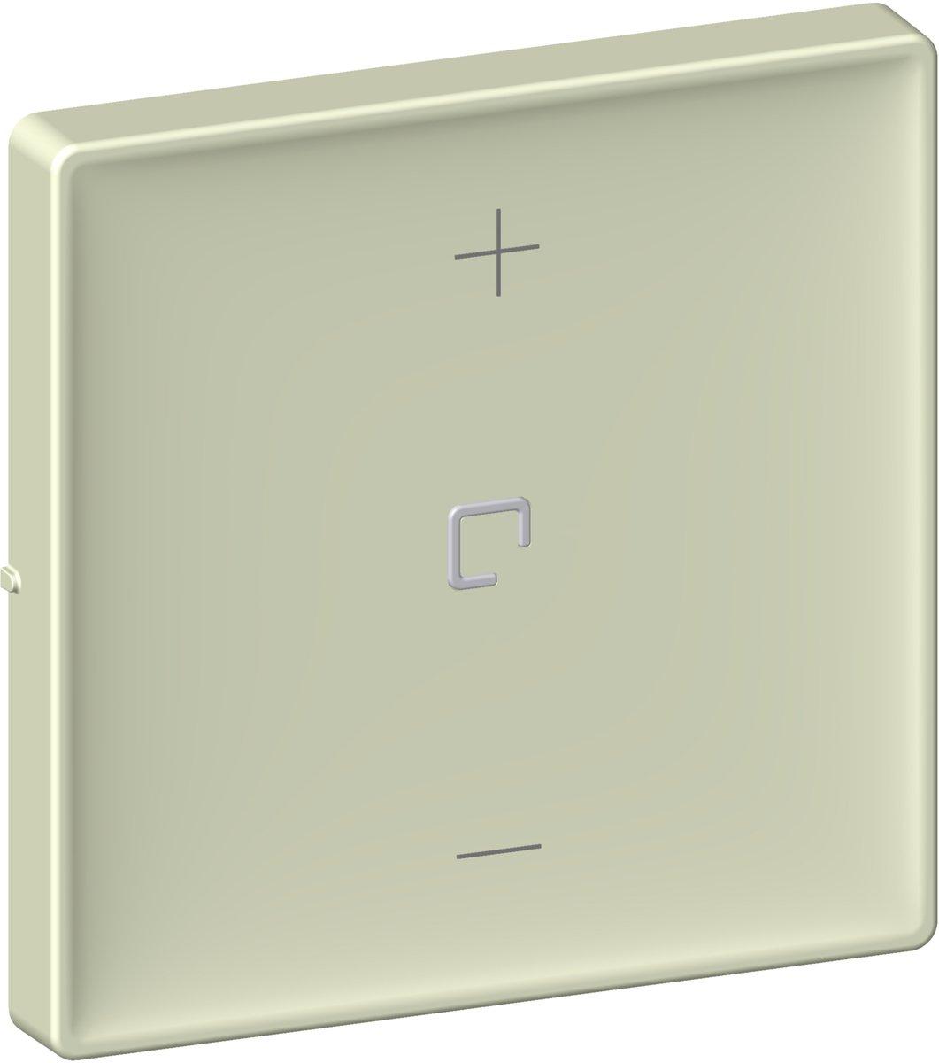 VALENA LIFE Abdeckung für 3-Leiter-Dimmer mit N-Leiter Farbe: Mandelweiß