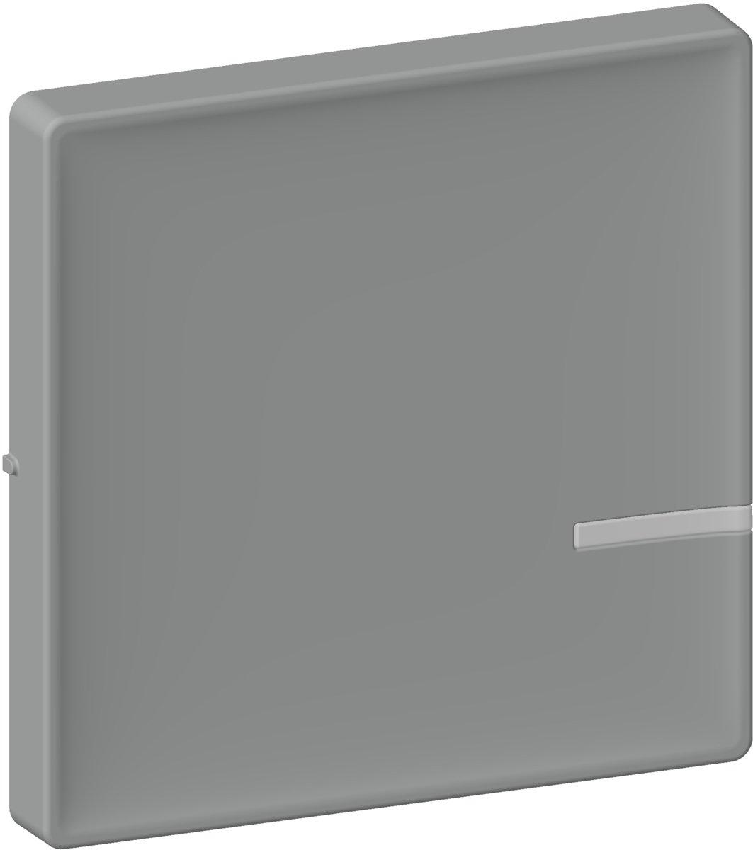 VALENA LIFE Abdeckung für 2-Leiter-Dimmer (ohne N-Leiter) Farbe: Aluminium