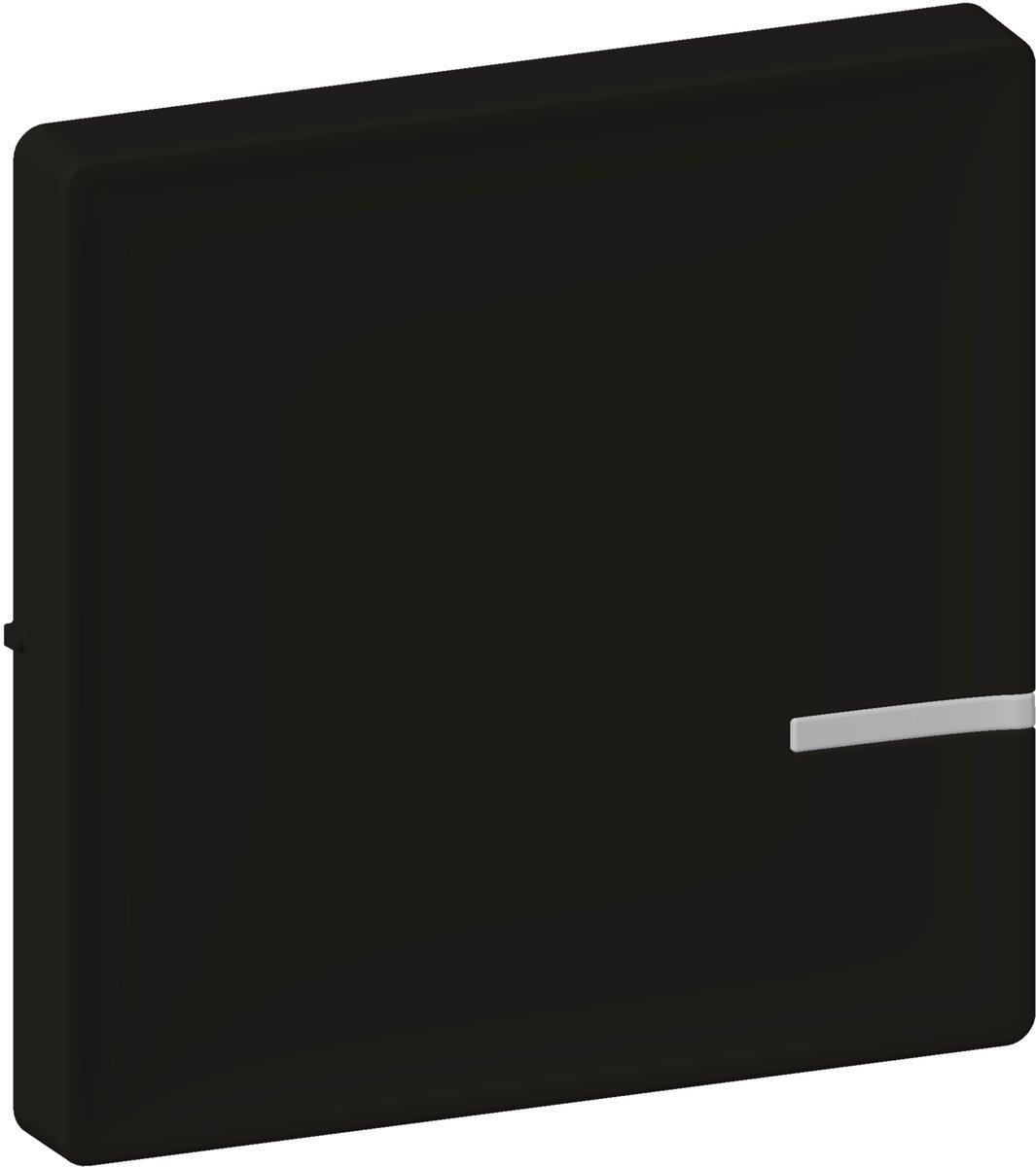 VALENA LIFE Abdeckung für 2-Leiter-Dimmer (ohne N-Leiter) Farbe: Schwarz