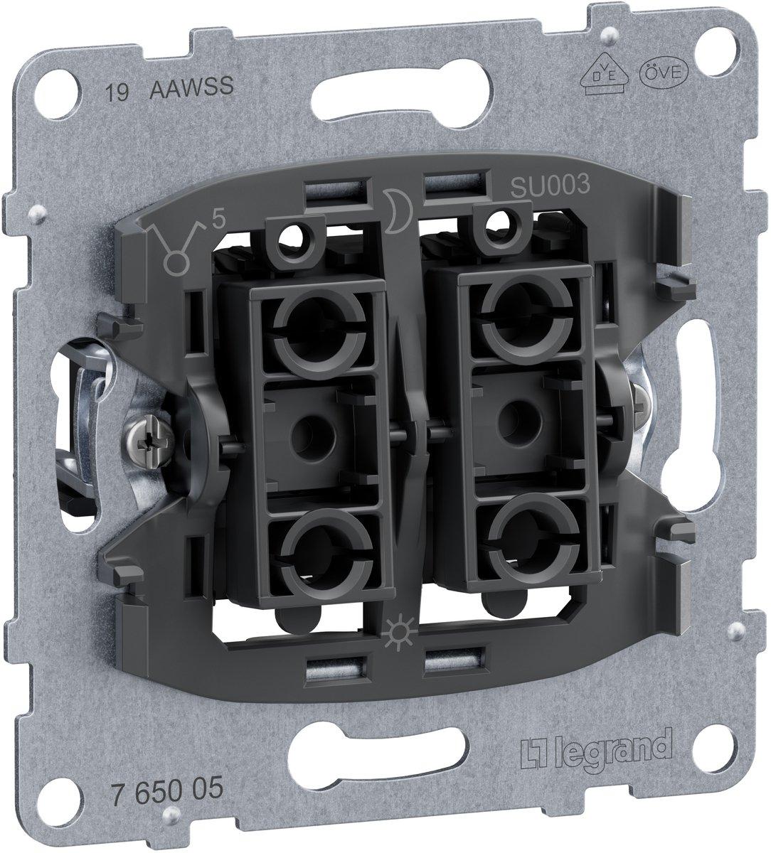 SEANO Einsatz Serienschalter 10AX Steckklemmen