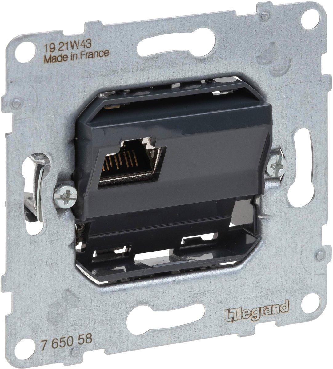 SEANO Einsatz Datendose RJ45 Kat. 6A STP geschirmt