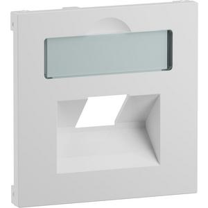 SEANO Abdeckung 1x RJ45 für Datendosen Fremdfabrikate Farbe: Ultraweiß