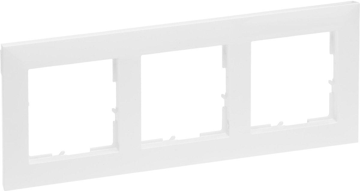 SEANO 3-fach Rahmen in der Farbausführung Ultraweiß