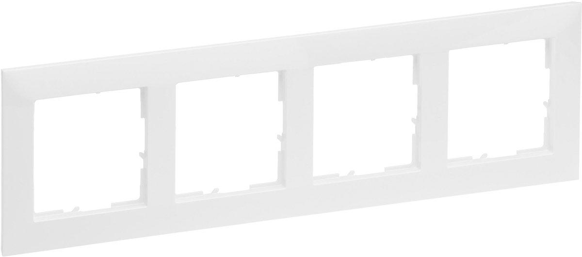 SEANO 4-fach Rahmen in der Farbausführung Ultraweiß