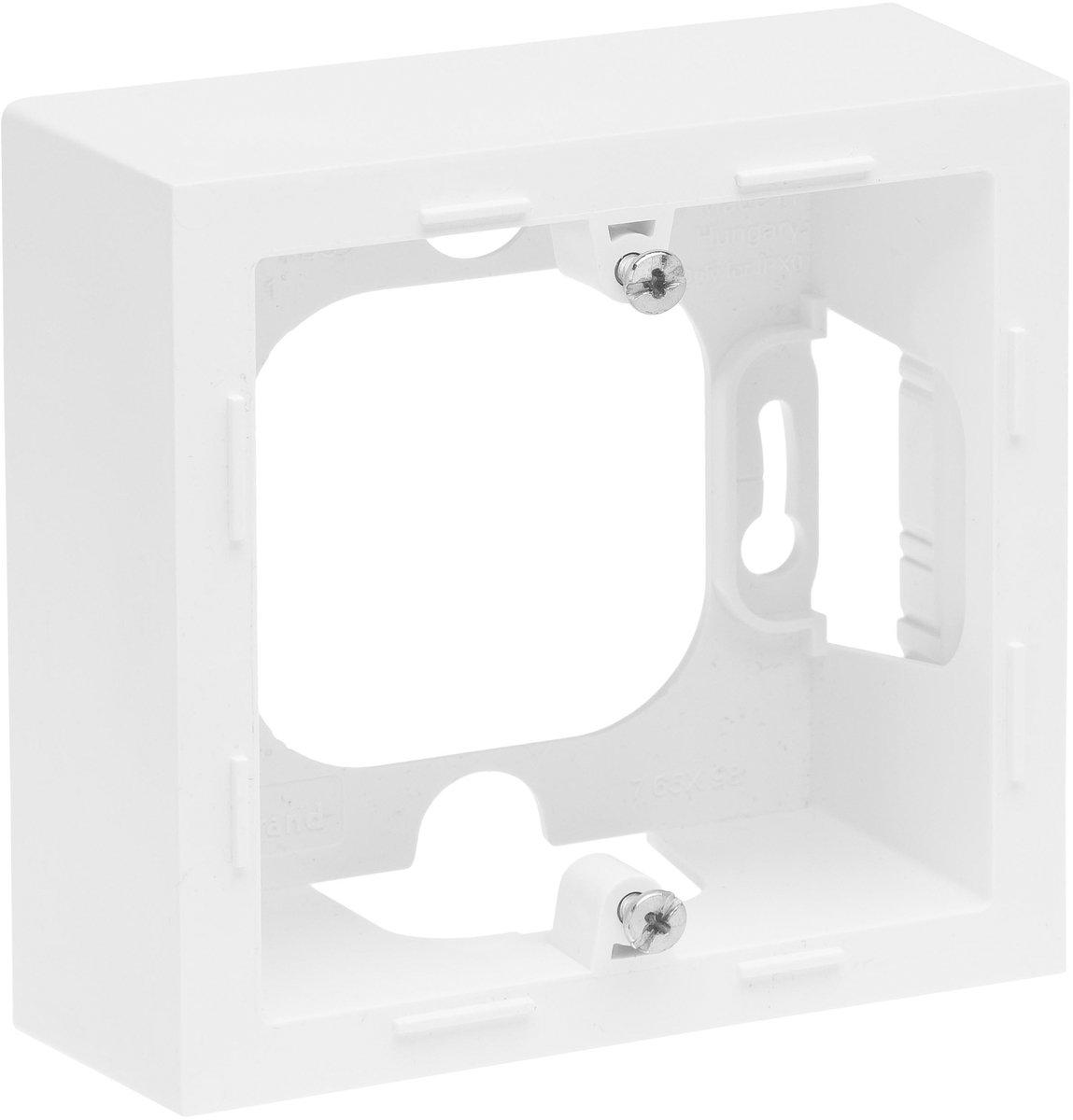 SEANO Aufputzgehäuse 1-fach in der Farbausführung Ultraweiß