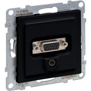 SEANO HD15 Anschlusseinheit + 3 mm Jack inkl. Abdeckung Schraubklemmen SW