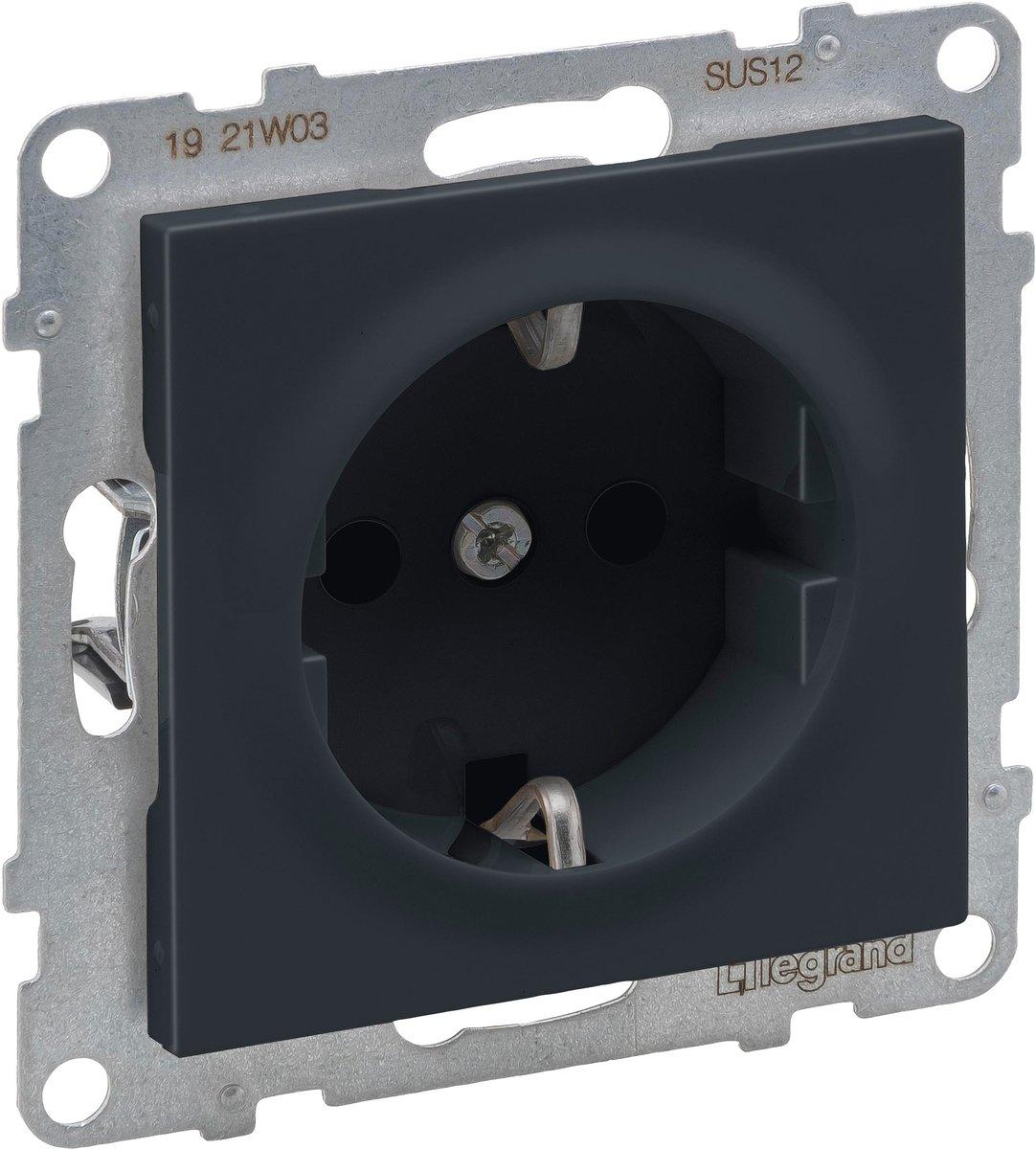 SEANO Schutzkontakt-Steckdose Steckklemmen mit erhöhtem Berührungsschutz AN