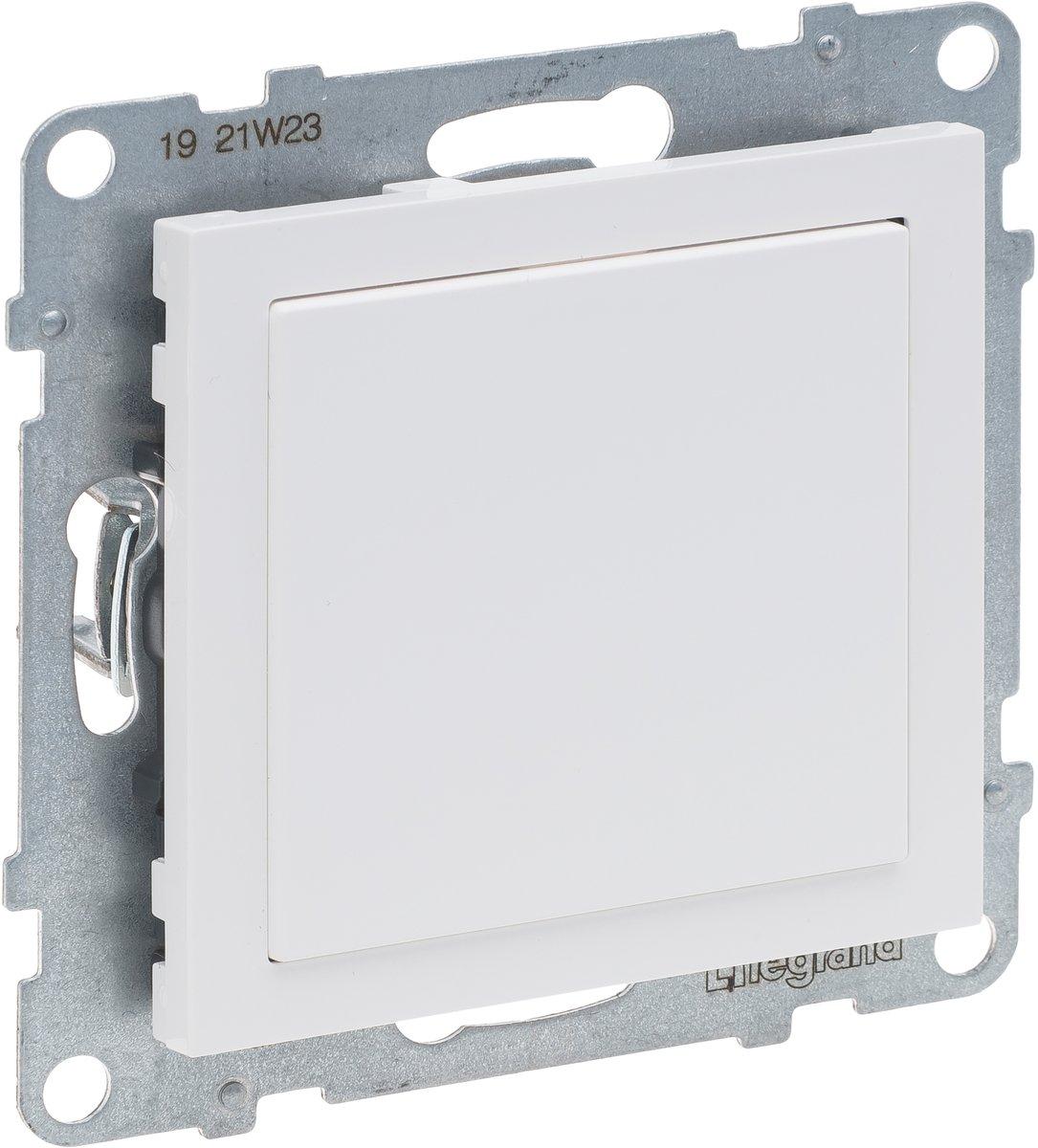 SEANO Blindabdeckung & Mosaic-Adapter in der Farbausführung Ultraweiß