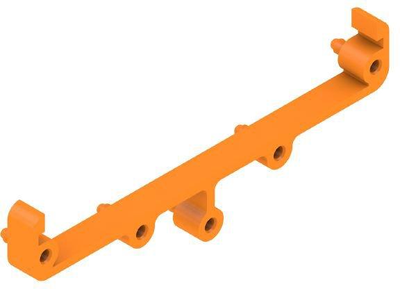 Elektronikgehäuse RS 70 orange Zwischenstück Breite: 5 mm