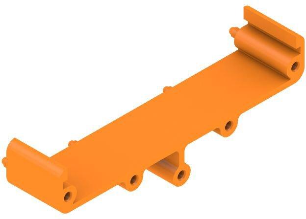 Elektronikgehäuse RS 70 orange Zwischenstück Breite: 15 mm