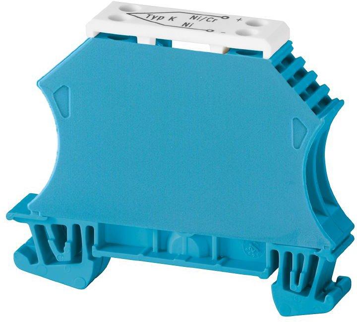 Thermocouple-Reihenklemme Schraubanschluss 2.5 blau