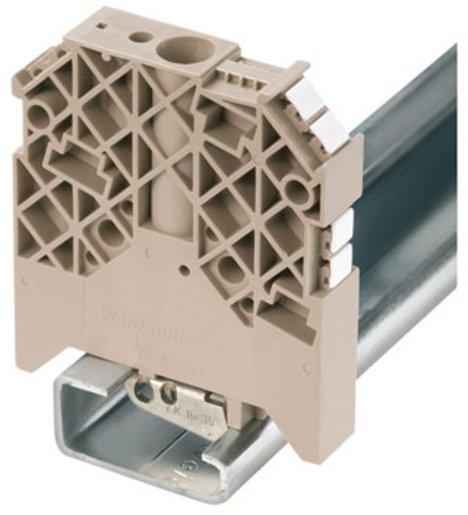 Endwinkel PA 66 GF 30 dunkelbeige Tragschiene: TS 32 geschraubt