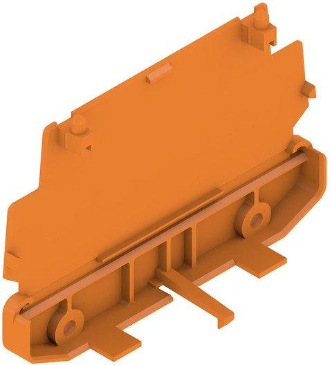 Abschlussplatte RS 100 orange Abschlussplatte Breite: 27.2 mm
