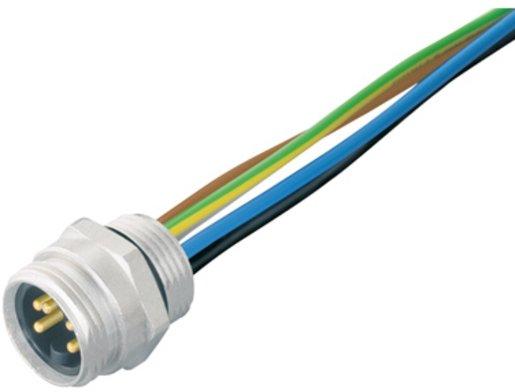 Rundsteckverbinder Einbau (mit Leitung) Stift 7/8" Polzahl: 3 0.2 m