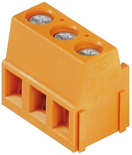 Leiterplattenklemme 5.00 mm Polzahl: 2 Leiterabgangsrichtung: 90° Zugbügelanschl