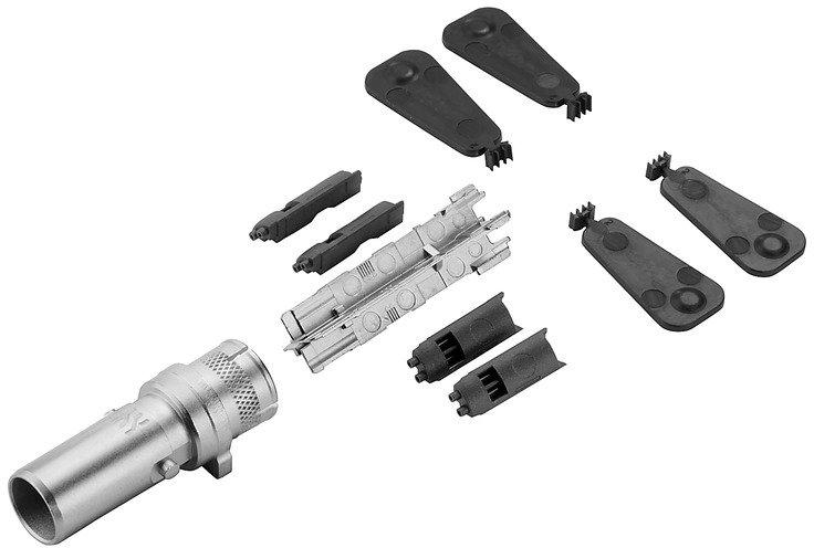 Modul-Einsatz (Industriesteckverbinder) Polzahl: 8