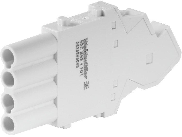 Modul-Einsatz (Industriesteckverbinder) Baureihe: ModuPlug PUSH IN mit Betätigun