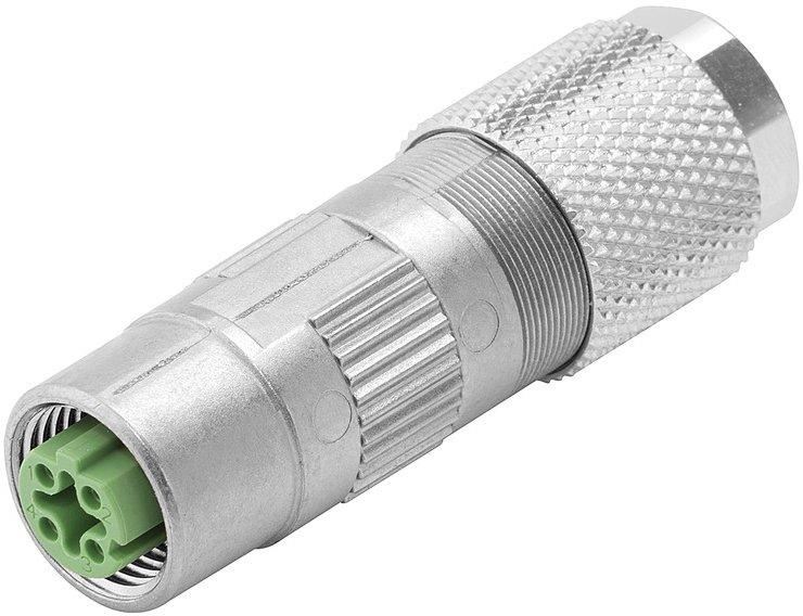 STECKVERBINDER M12 D-CODIERT