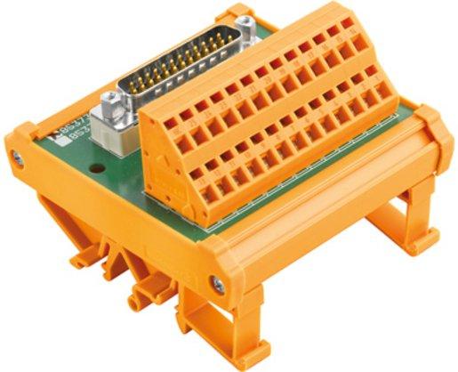 Übergabemodul mit Klemme Steckverbinder SUB-D-Stecker gemäß IEC 60807-2 / DIN 41