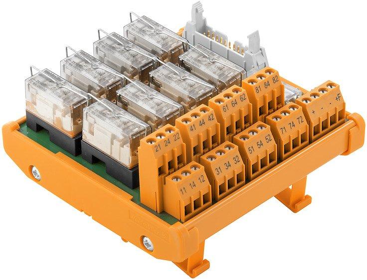 Übergabemodul mit Relais RCL LP2N 5.08mm Schraubanschluss Steckverbinder nach IE
