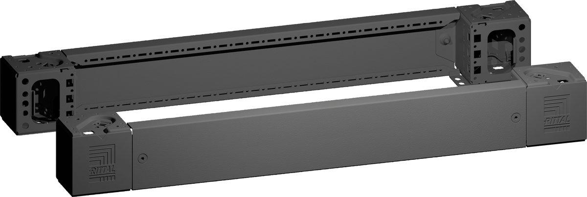 VX Sockel-Eckstück mit Sockel-Blende vorne und hinten H: 100 mm für B: 800 mm