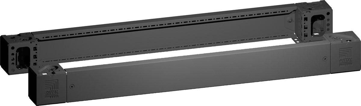 VX Sockel-Eckstück mit Sockel-Blende vorne und hinten H: 100 mm für B: 1000 mm