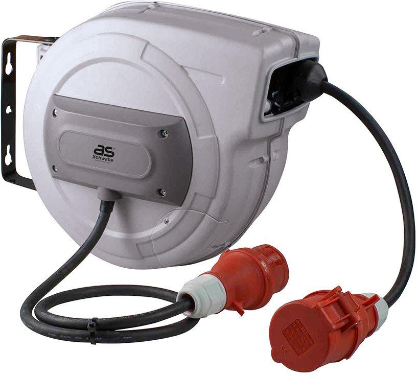 Automatische CEE Kabelaufroller 15m Kupplungsleitung H07RN-F 5G2,5