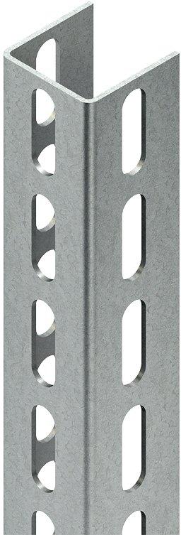 U-Profil 50x50x6000 mm gelocht Stahl feuerverzinkt DIN EN ISO 1461
