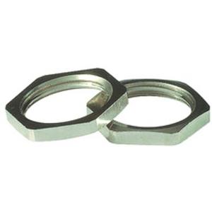 Sechskantmutter 50.263 M M63x1,5 Messing/Vernickelt