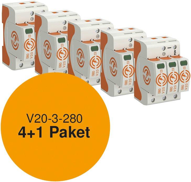 Power Aktion Paket 1 - 5 Stk. V20-3-280