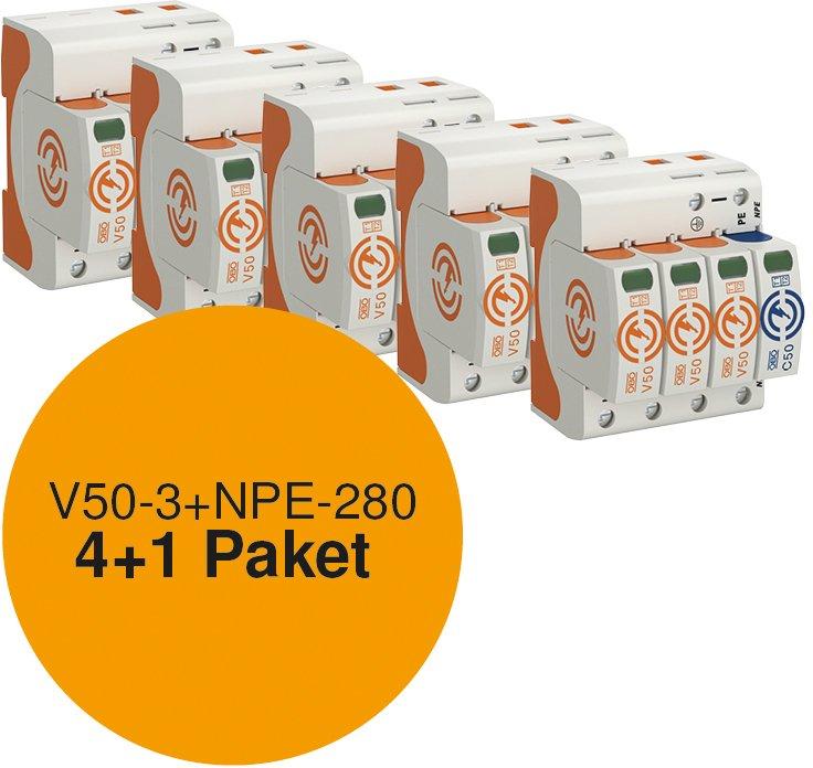 Power Aktion Paket 4 - 5 Stk. V50-3+NPE-280