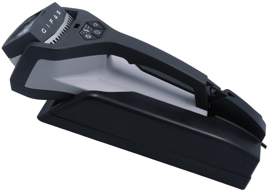 LED Akku Handleuchte FlashLED IP65 15W Ladestation Tragegurt