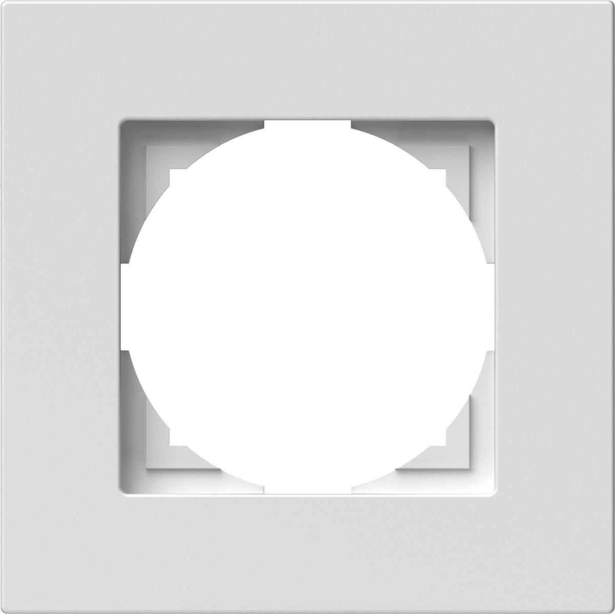 Rahmen LOGIQ FLAT 1-fach polarweiß