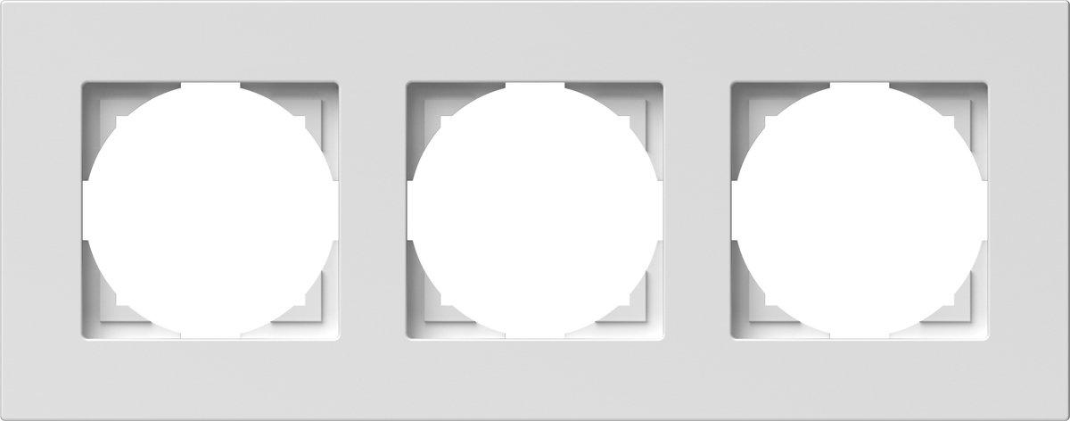 Rahmen LOGIQ FLAT 3-fach polarweiß