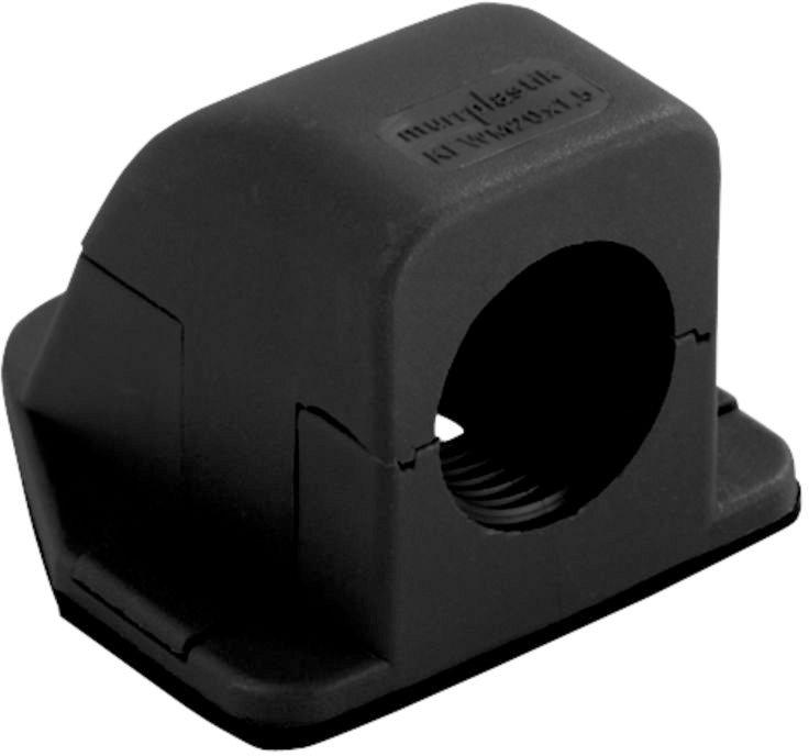 Flanschwinkel Kunststoff M40x1.5 mm Schwarz BxHxT = 94x100x66 mm