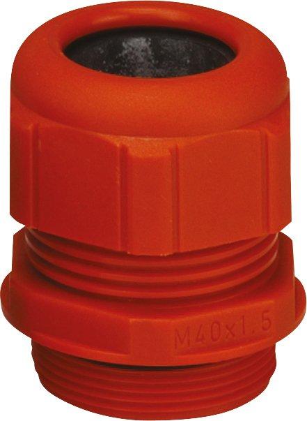 Kabelverschraubung M20 reinorange Schutzart IP68 halogenfrei