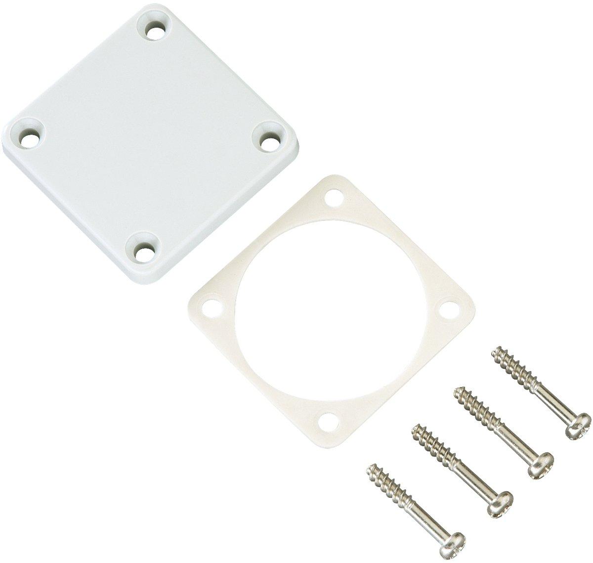 Blinddeckel lichtgrau Lochabstand 38x38mm