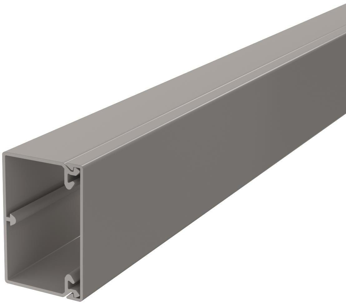 Leitungsführungskanal mit Bodenlochung 40x60 mm steingrau