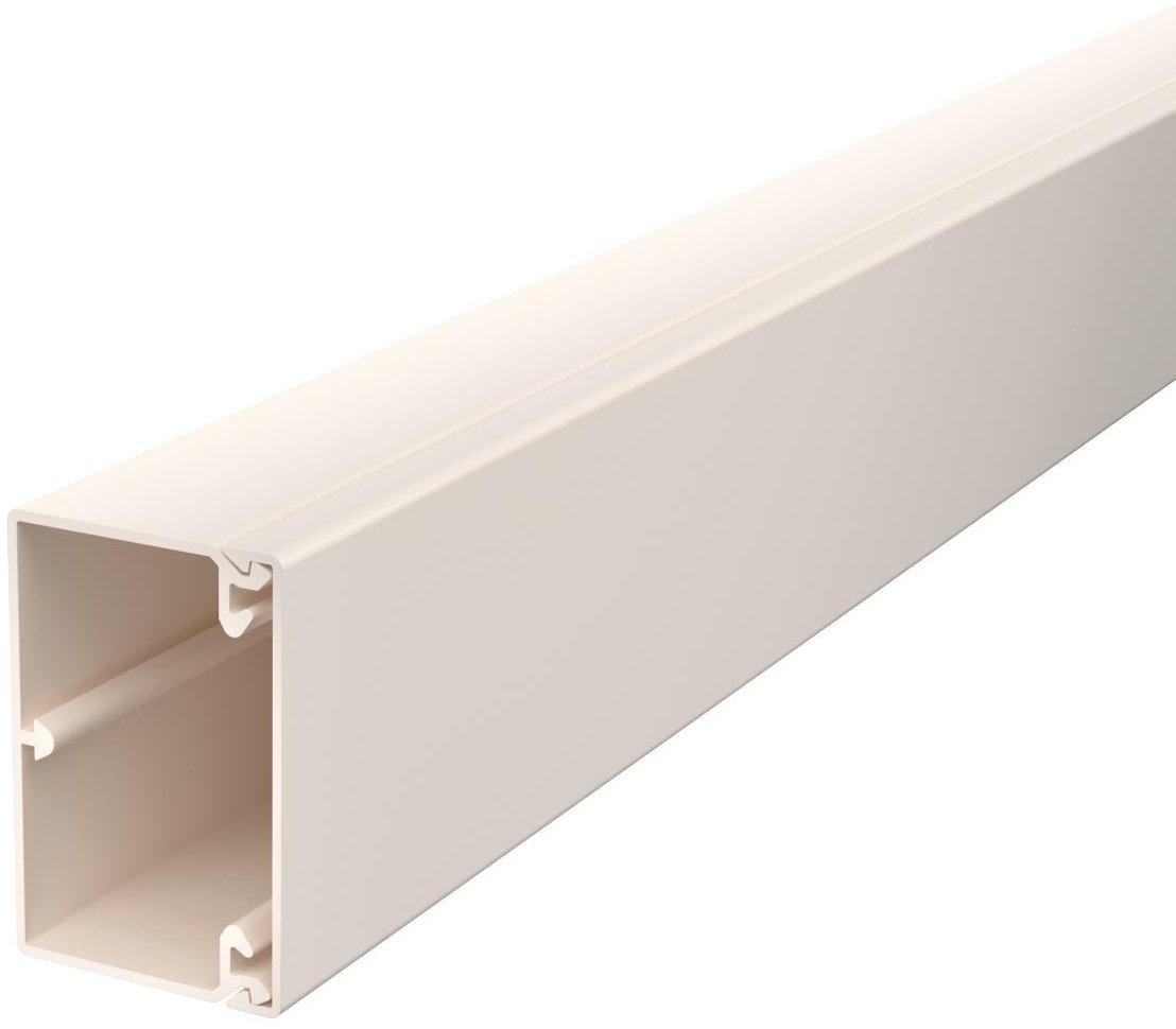 Leitungsführungskanal mit Bodenlochung 40x60 mm cremeweiß