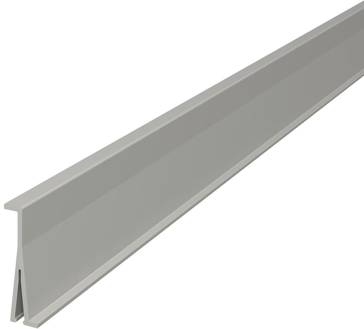 Trennwand 60x2000mm PVC lichtgrau RAL 7035