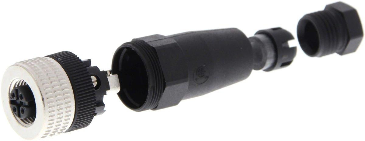 STECKER, BUCHSE, M12, 5-POLIG,