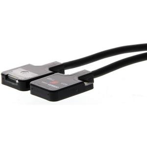 Optischer Sensor Einweglichtschranke flach 0,3 m DC PNP Dunkelschaltend 2 m