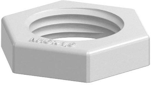 Gegenmutter M16 PA lichtgrau RAL 7035