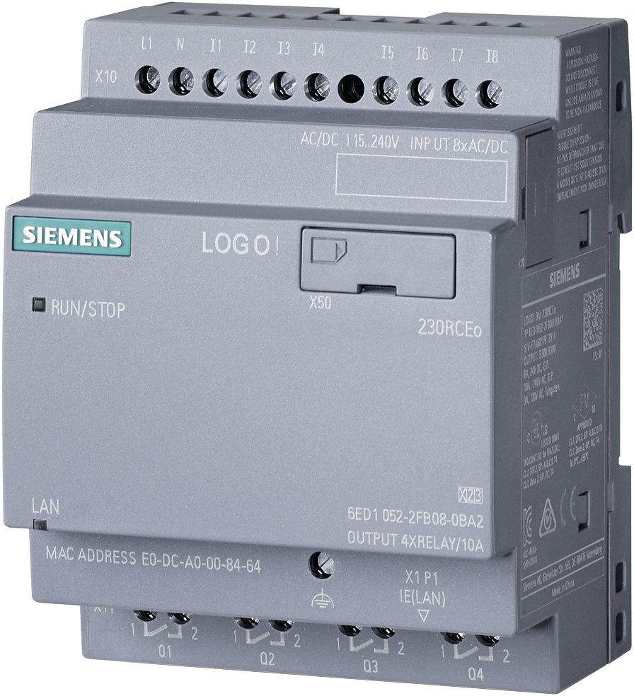 LOGO! 230RCEo Logikmodul SV/E/A: 115V/230V/Relais 8DE/4DA ohne Display