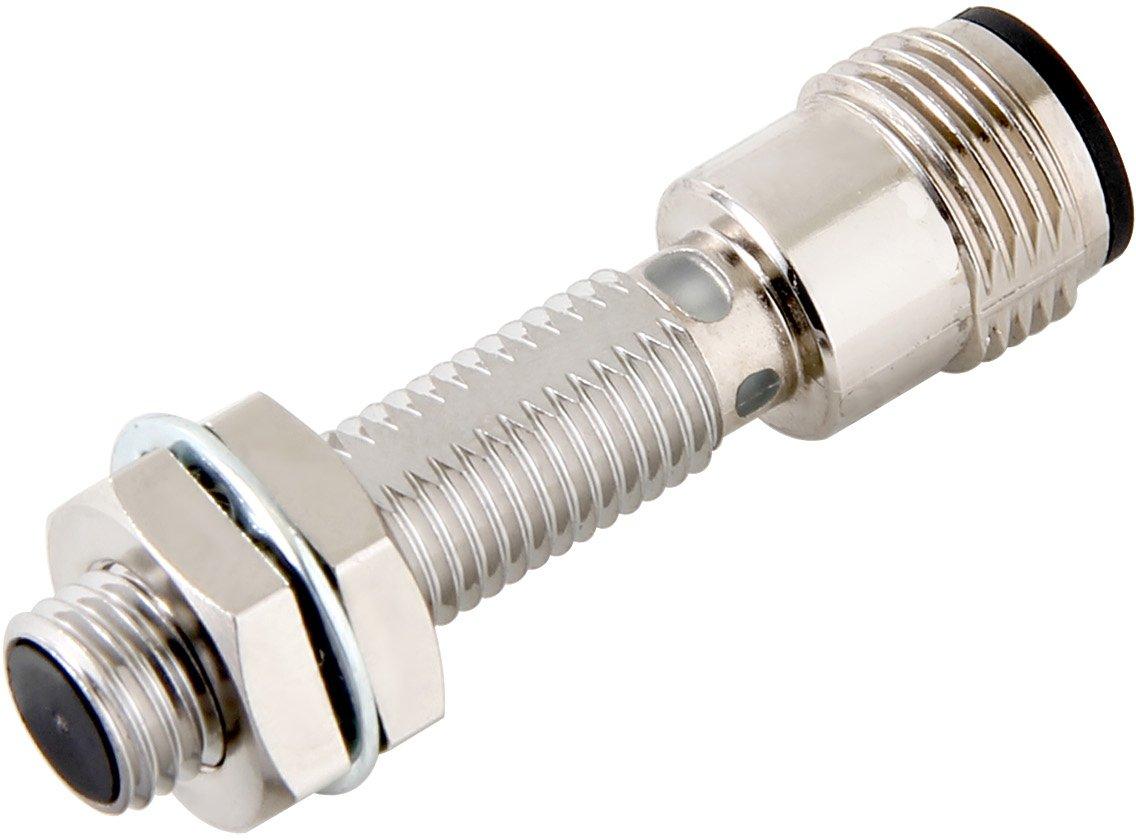 Näherungsschalter induk. kurz. Messing-Gehäuse M8 geschir. 4mm DC 3adr.