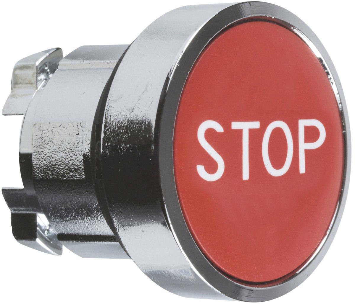 Drucktaster mit Beschriftung-STOP ZB4-BA434