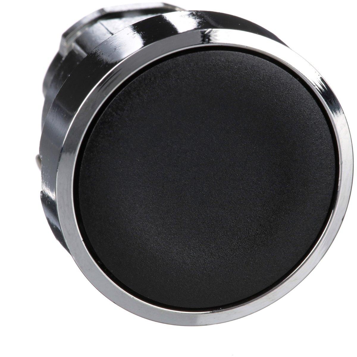 Drucktaster Ø 22 mm bündig schwarz ZB4-BA2