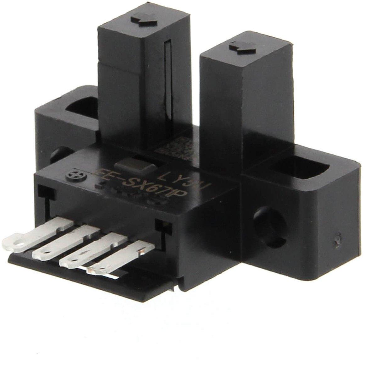 Optischer Mikrosensor Steckplatz L-Form L-Ein/D-Ein wählbar NPN Steckverbinder