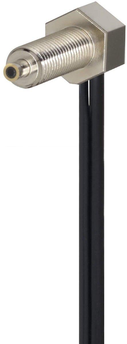 Lichtwellenleiter Lichttaster M6 gewinkelter Kopf flexible R4 2m Kabel